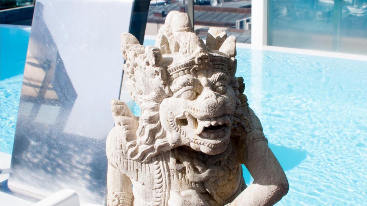 فندق آند سبا جران ناجاري بوتيك فيجو المظهر الخارجي الصورة A gargoyle on the side of the building